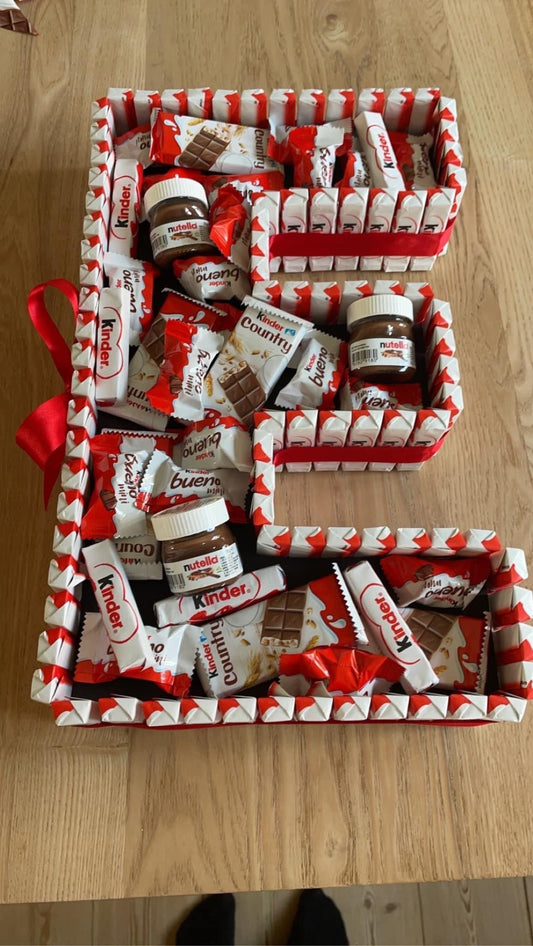 Chocobox Kinder Lettre E Initiale